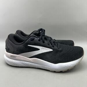 Brooks Ghost 16 Running Shoes Women Size 9 B Black Pink Comfort Cushion Sneakers